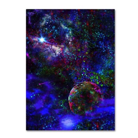 Trademark Fine Art MusicDreamerArt 'Orphan Planet Distant Star' Canvas Art, 14x19 ALI13269-C1419GG